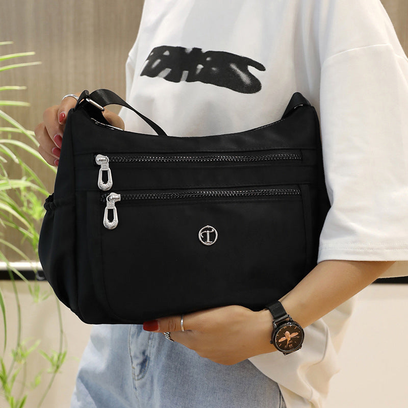 Oxford Cloth Crossbody Shoulder Bag