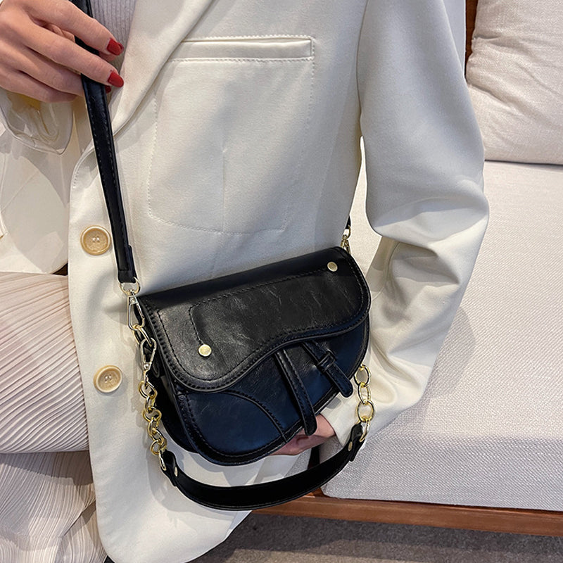 Luxury Vintage Ornament Saddle Bag