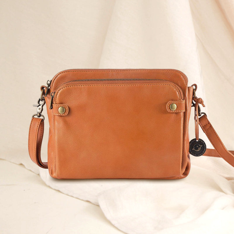 Three-Layer Crossbody Shoulder & Clutch Bag