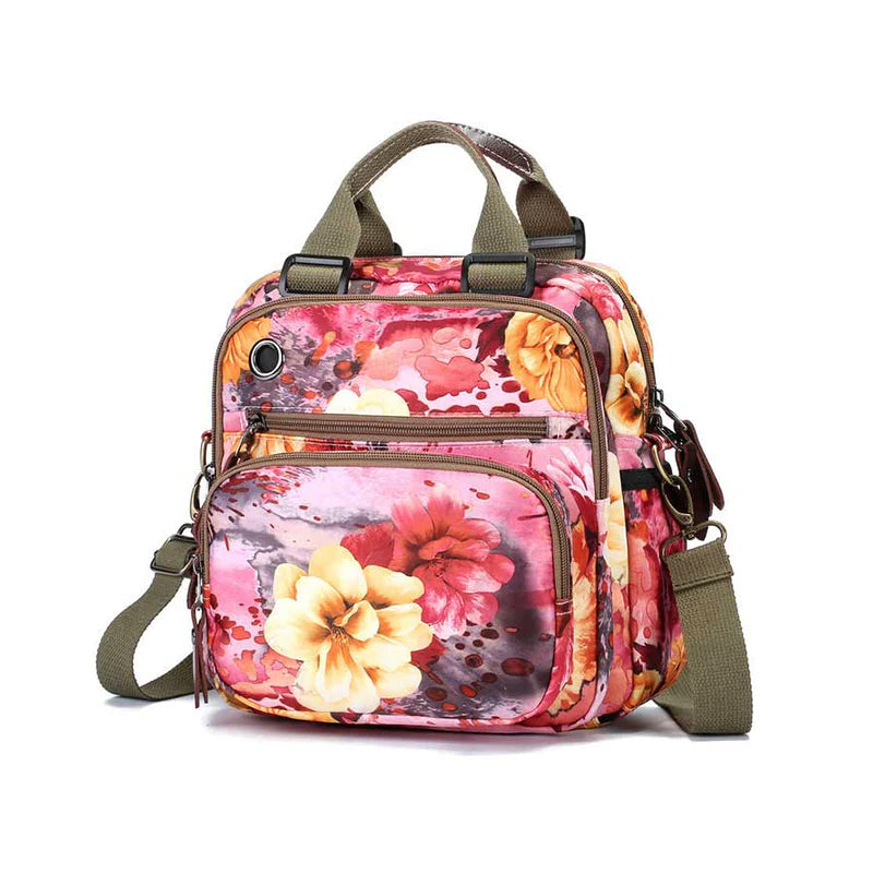 Leisure Style Flower Pattern Backpack