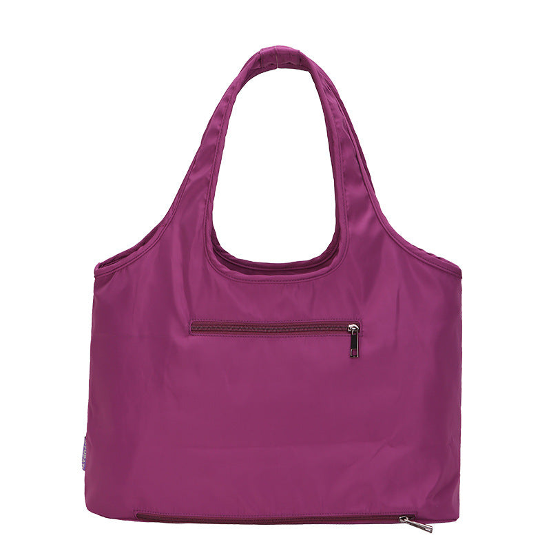 Ladies Large Capacity Handbag, Nylon Waterproof Shoulder Bag