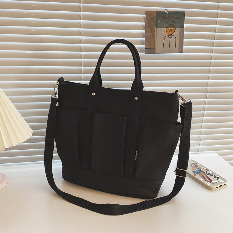 Retro Versatile Casual Canvas Portable Messenger Bag
