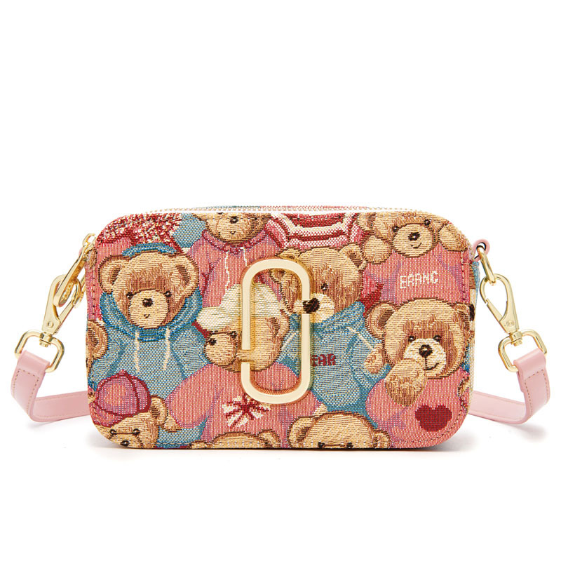 Girls Cute Bear Shoulder Mini Crossbody Bag