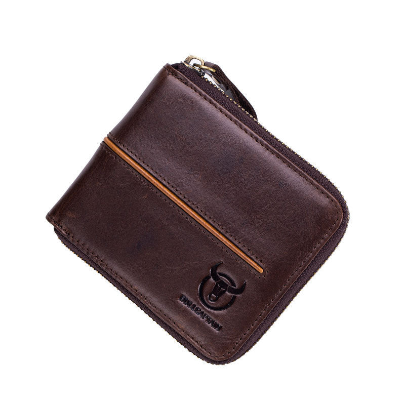 Men RFID Blocking Multi-slot Wallet