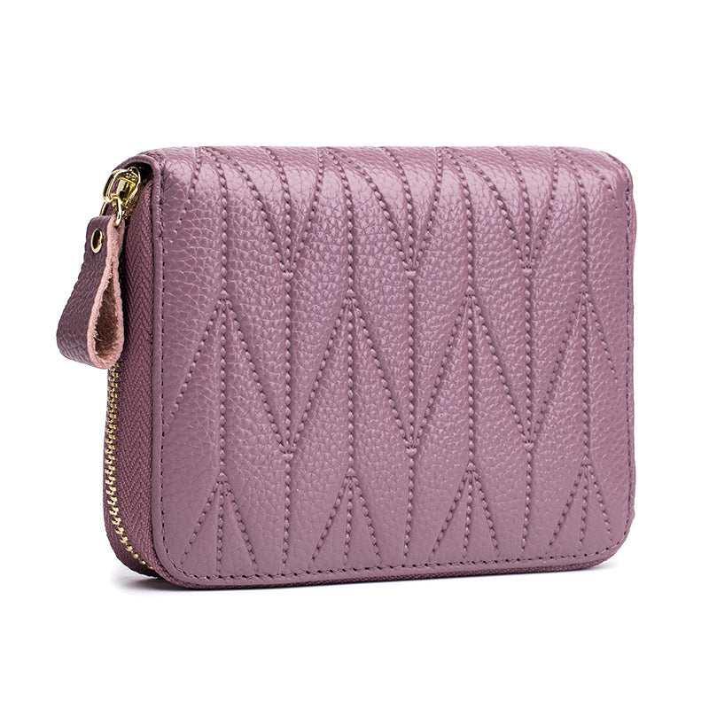 Women's RFID Organ Card Holder Wallet