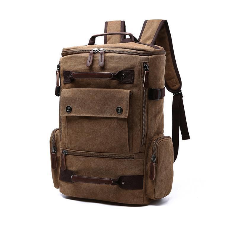 Large Capacity Canvas Travel laptop Backpack