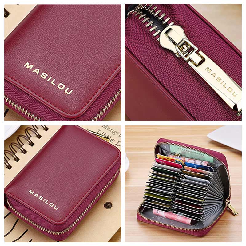 RFID Ultra-thin Exquisite Multi-card Wallet