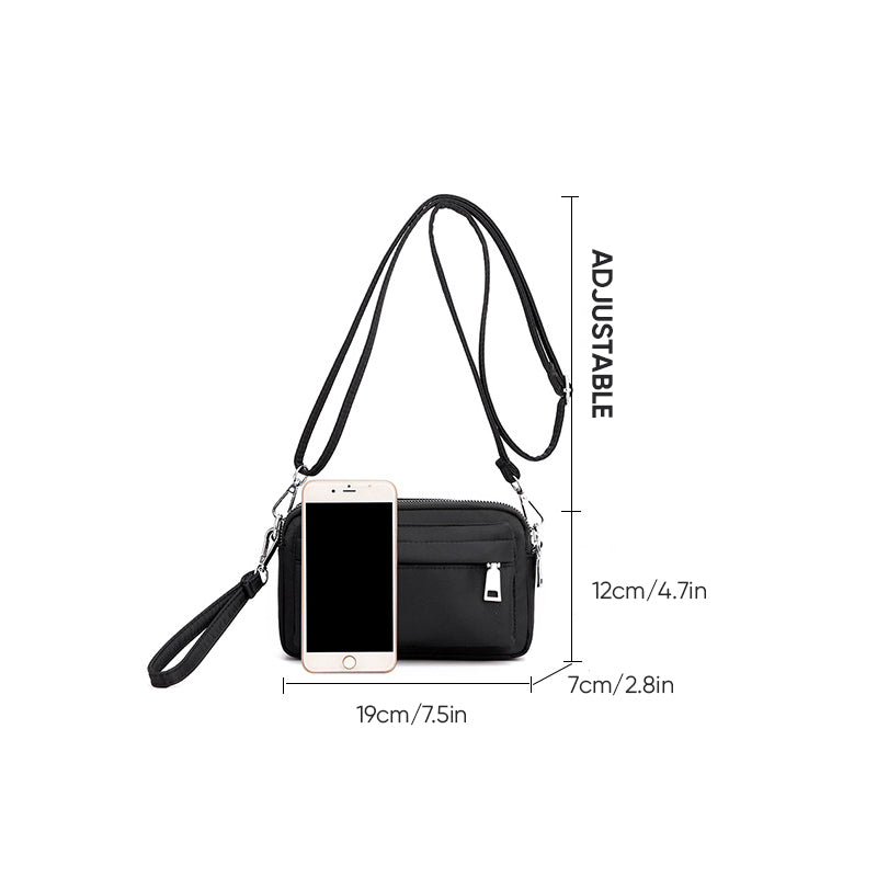 Women's fashionable shoulder bag made of nylon