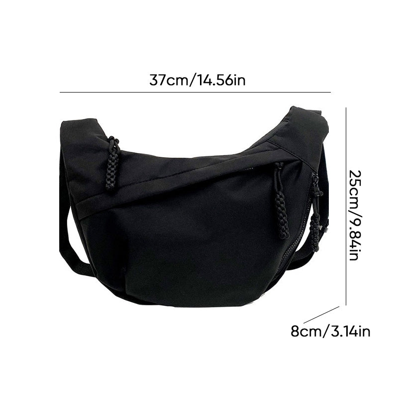 Commuter large capacity shoulder bag