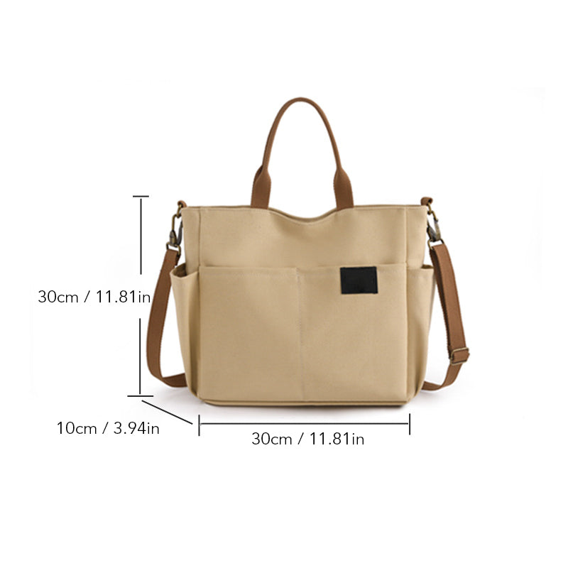 Large Capacity Versatile Commuter Shoulder Bag