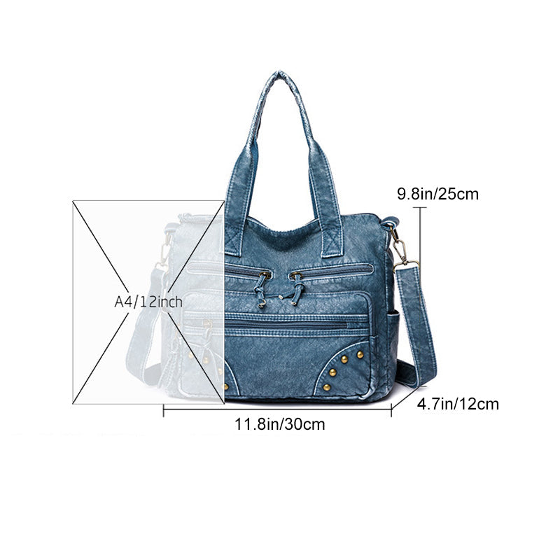 Denim Color Tote Handbags