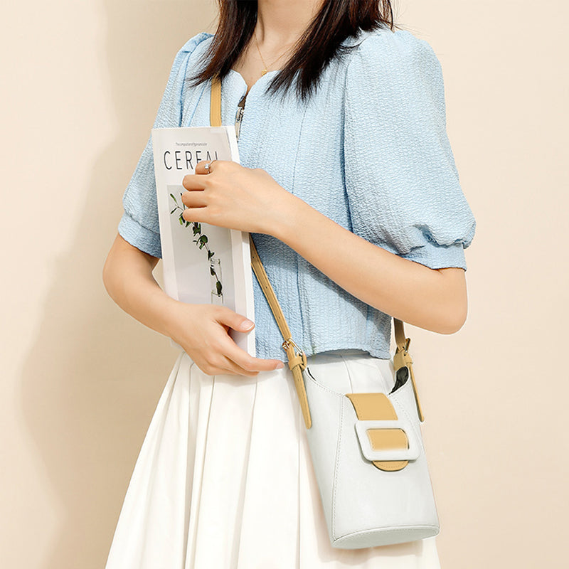 Minimalist Bucket Shoulder  Bag For Women