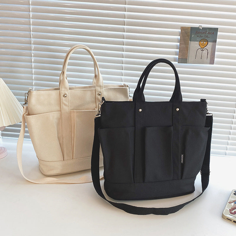 Retro Versatile Casual Canvas Portable Messenger Bag