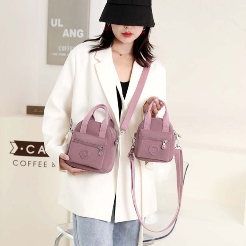 Nylon Satchel Handbag