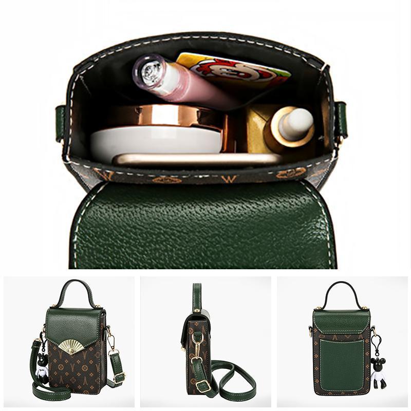 New Retro Fashion Cross Flower Envelope Design Mini Mobile Phone Bag