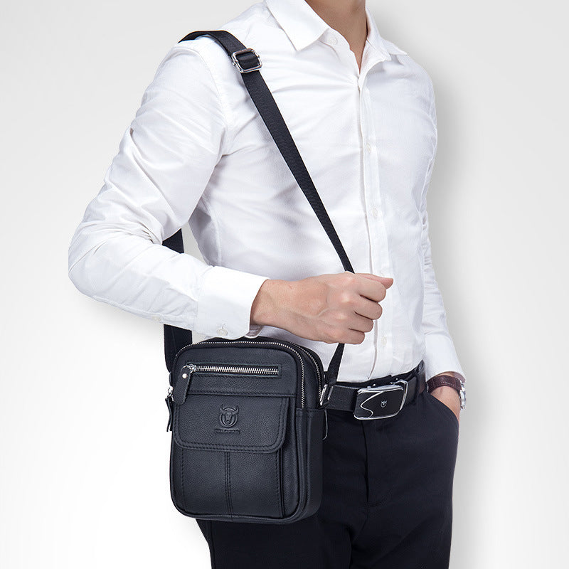 PU Leather Crossbody Bag for Men