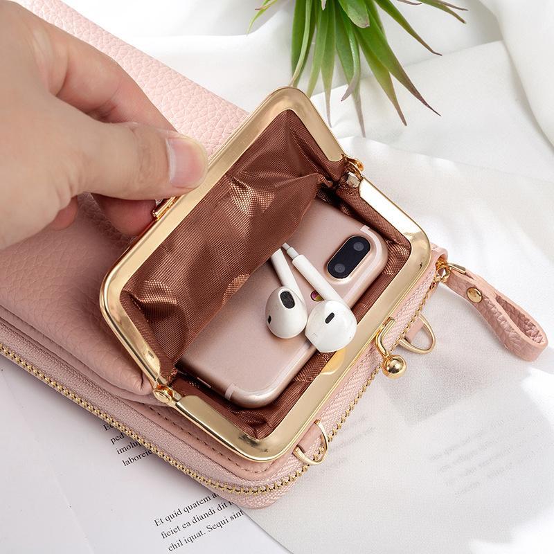 MINI Fashion Women Phone Bag Solid Crossbody Bag