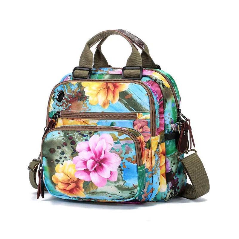 Leisure Style Flower Pattern Backpack