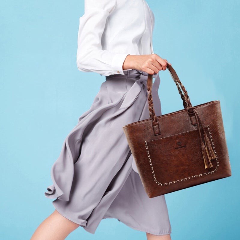 Women's Fashion Leather Handbag