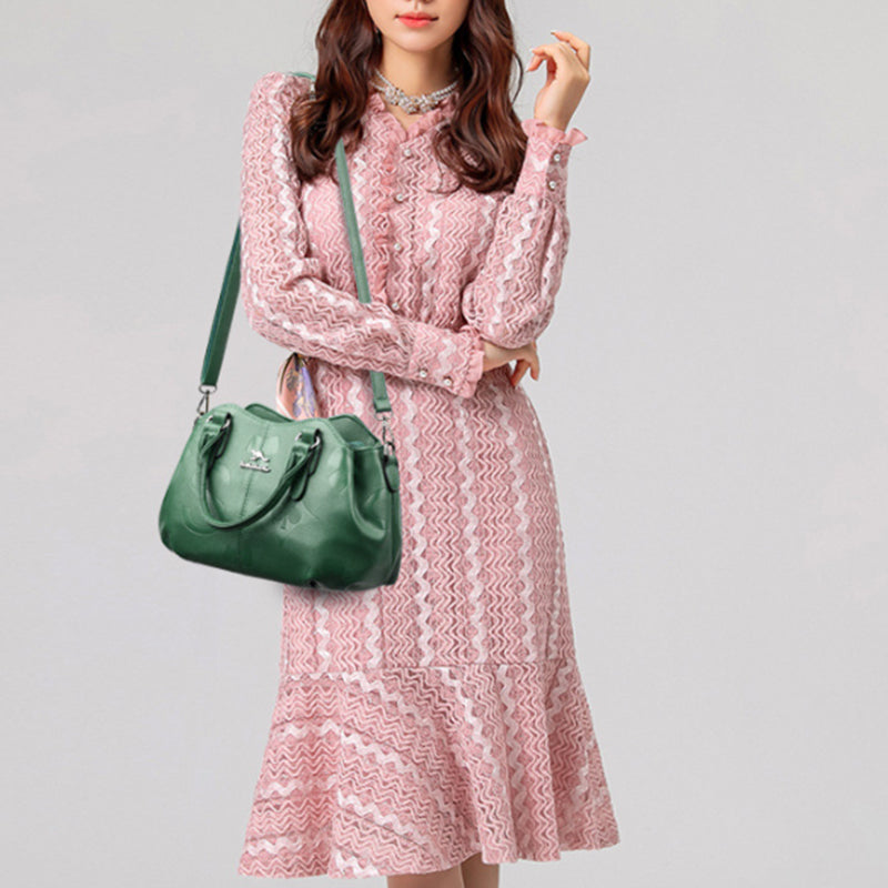 Large Capacity Elegant Tote Bag Crossbody Bag