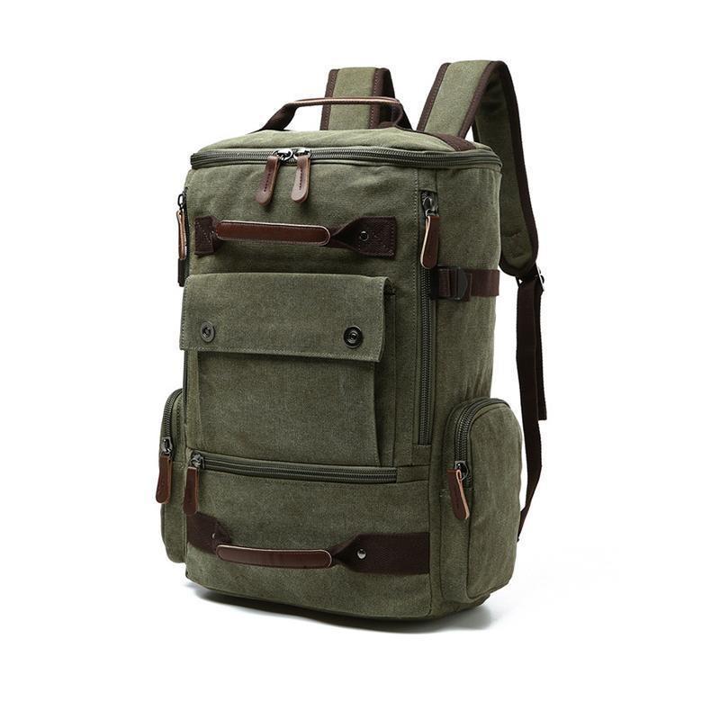 Large Capacity Canvas Travel laptop Backpack