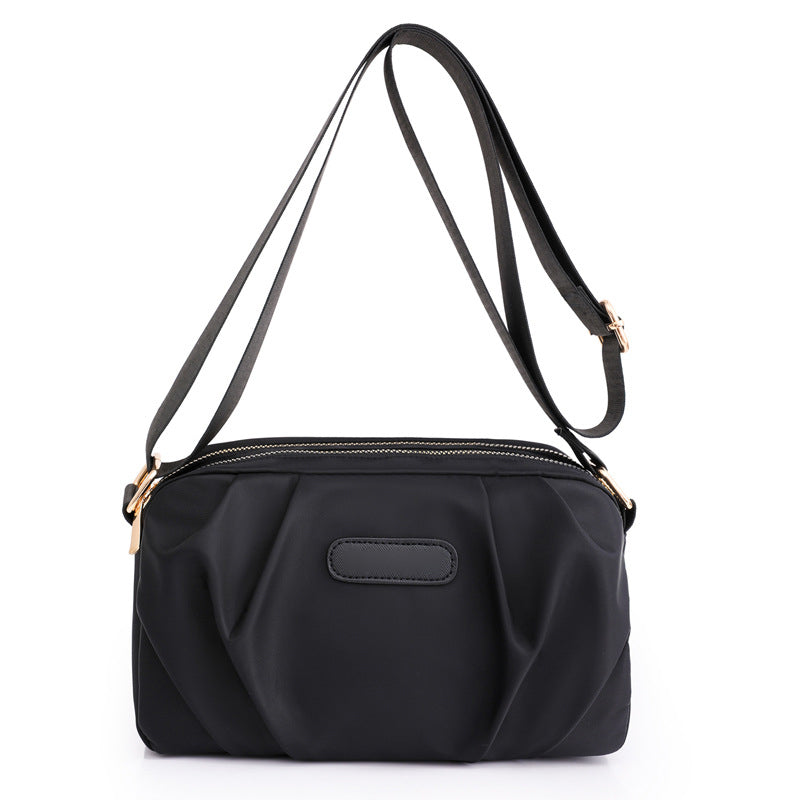 Stylish Pleated Simple Crossbody Bag