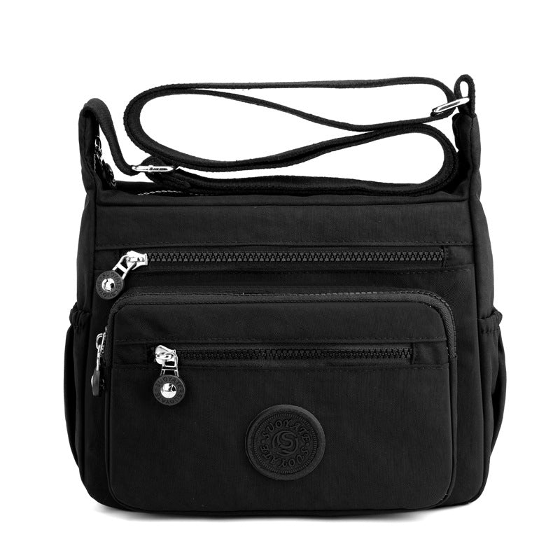 Printed Nylon Shoulder Bag