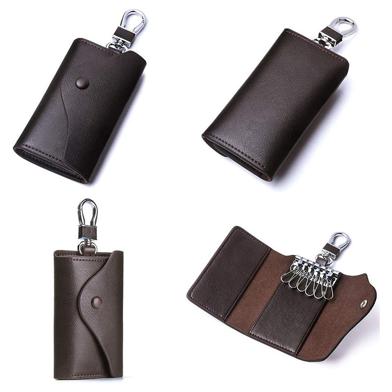 Leather Car Keychain Wallet