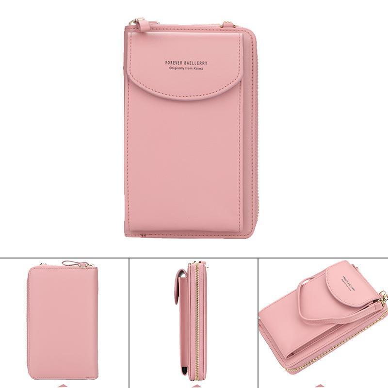 Shoulder Bag Women's Multifunction Phone Bag, Ladies Crossbody Card Slots Wallet