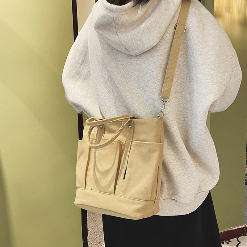 Retro Versatile Casual Canvas Portable Messenger Bag
