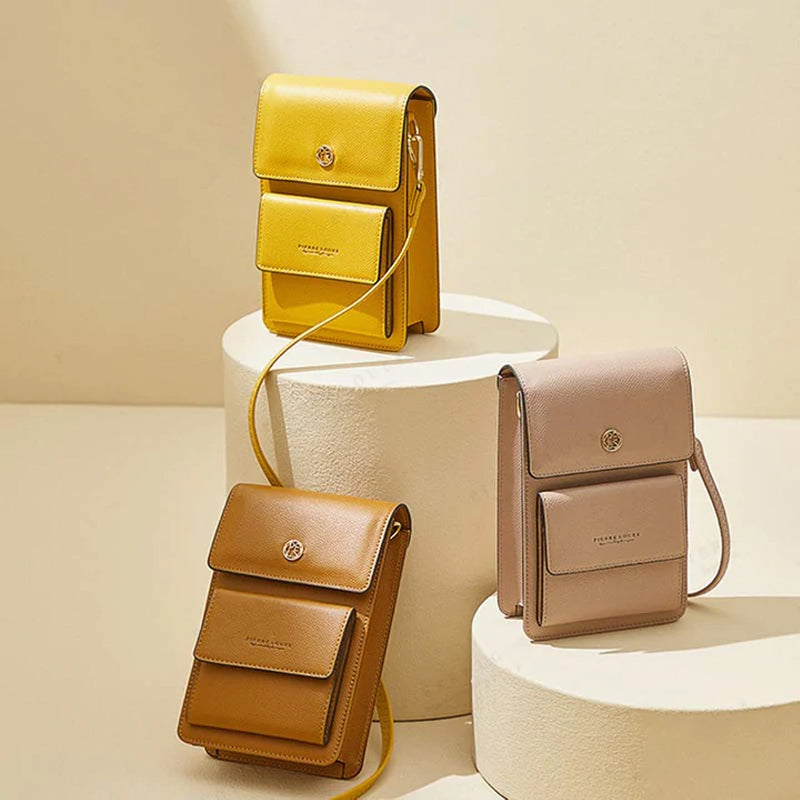 Women's Functional Phone Bag, Small Crossbody Bag with Card Holder