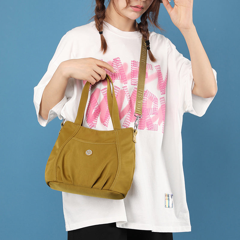 Women's Crossbody Lightweight Multi-Pocket Zipper Pocket Nylon Shoulder Bag