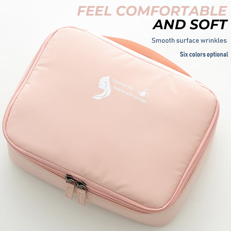 Multifunctional Compartmentalized Square Bag Travel Storage Bag