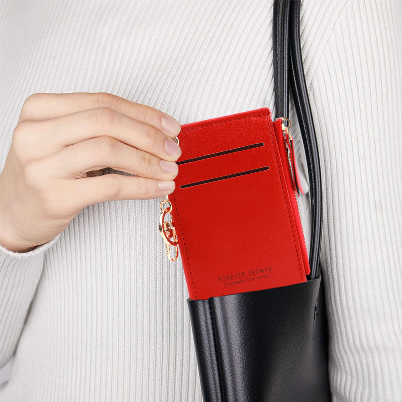 Slim Leather Card Case Holder Wallet