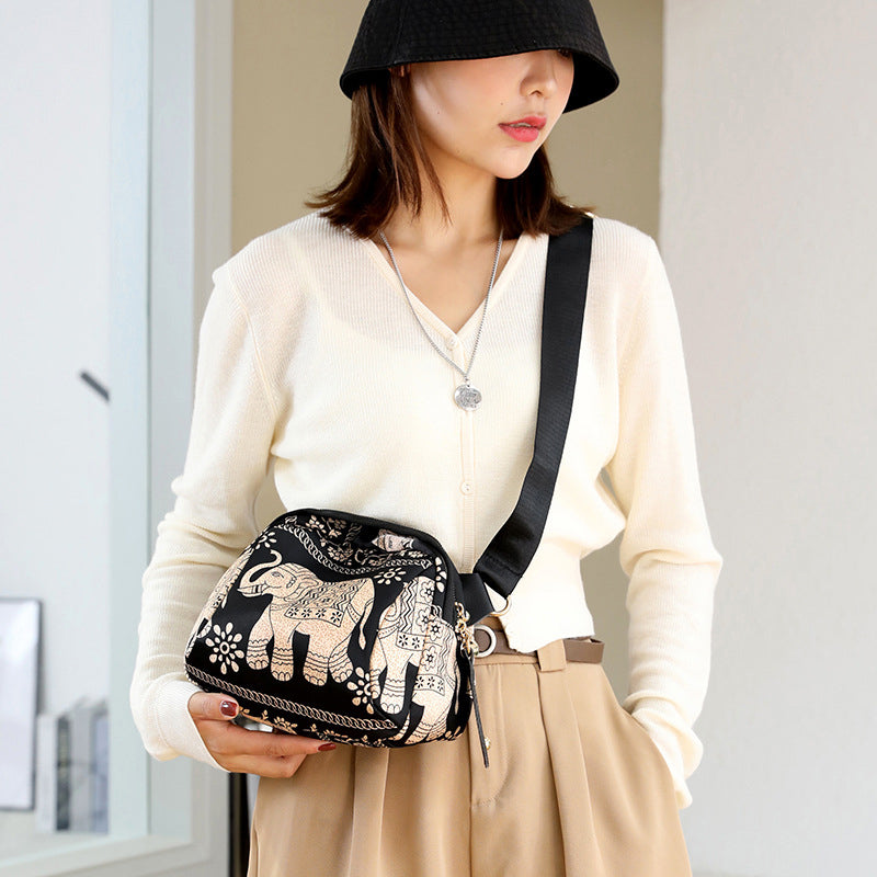 Houndstooth Small Bag