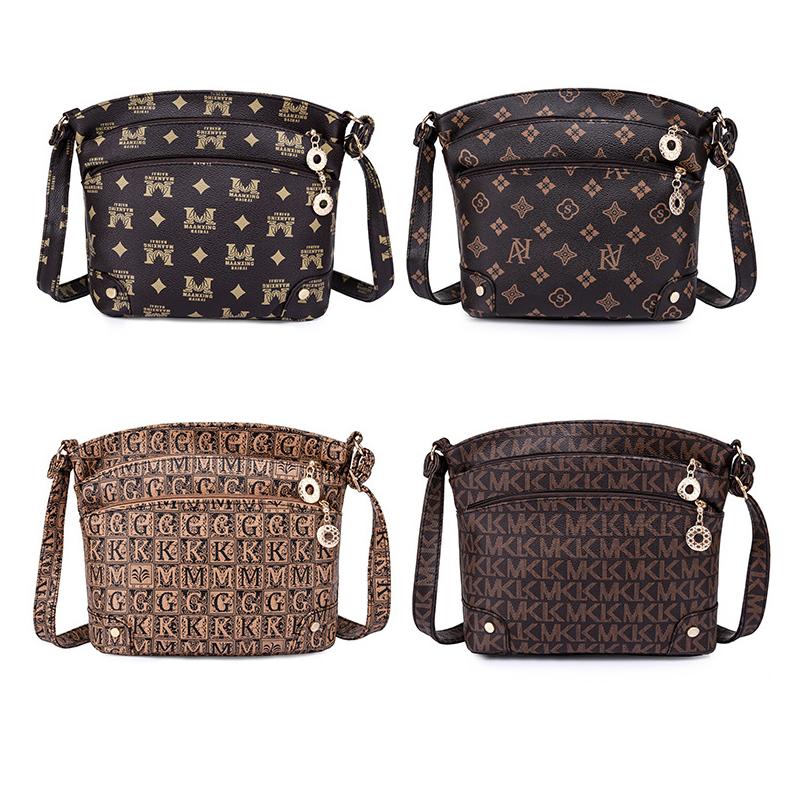 New Retro Printed Single-Shoulder Bag