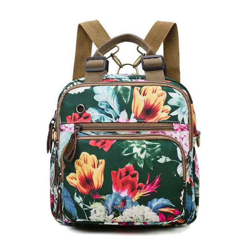 Leisure Style Flower Pattern Backpack