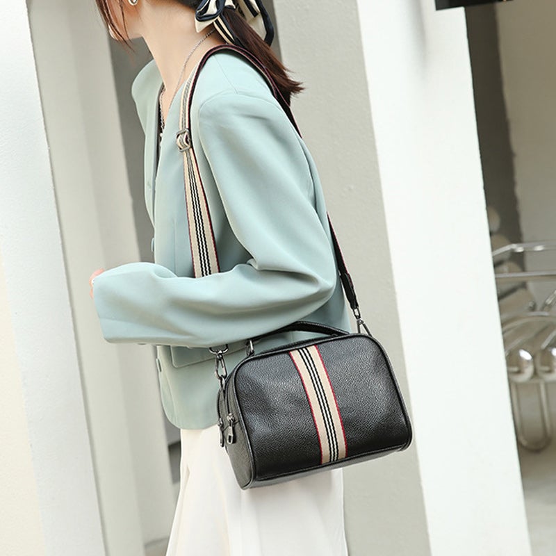 PU Soft Leather Shoulder Messenger Bag
