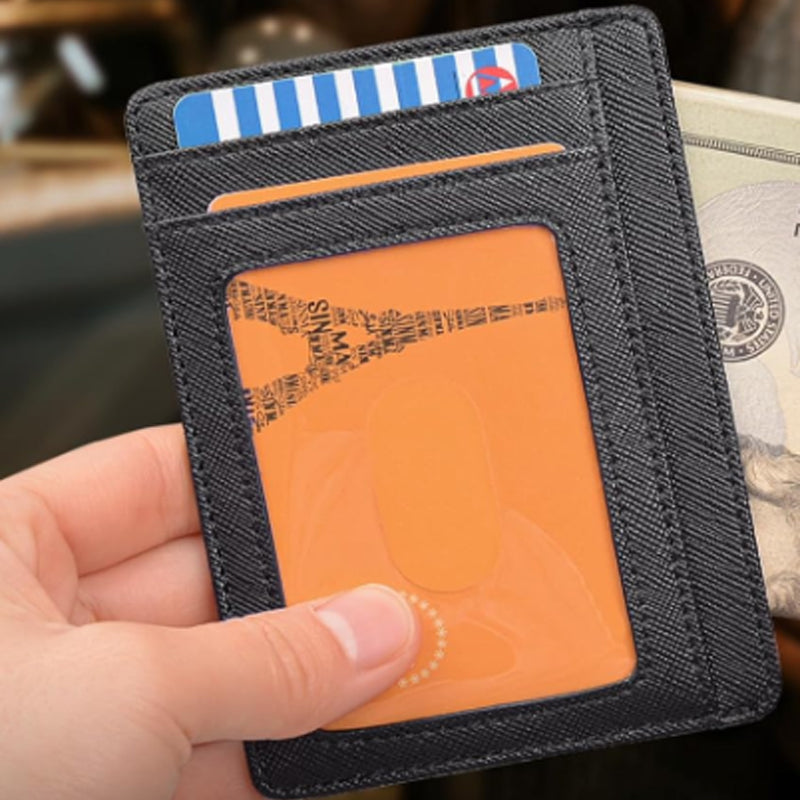 Slim Minimalist RFID Blocking Leather Wallets
