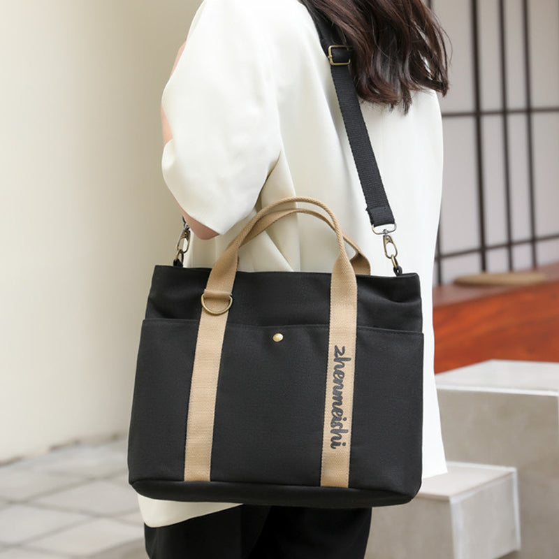 Printed Letter Crossbody Bag