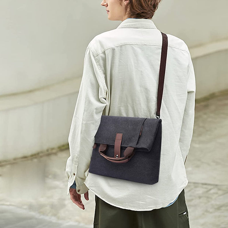 Men's Casual Canvas Messenger Shoulder Bag