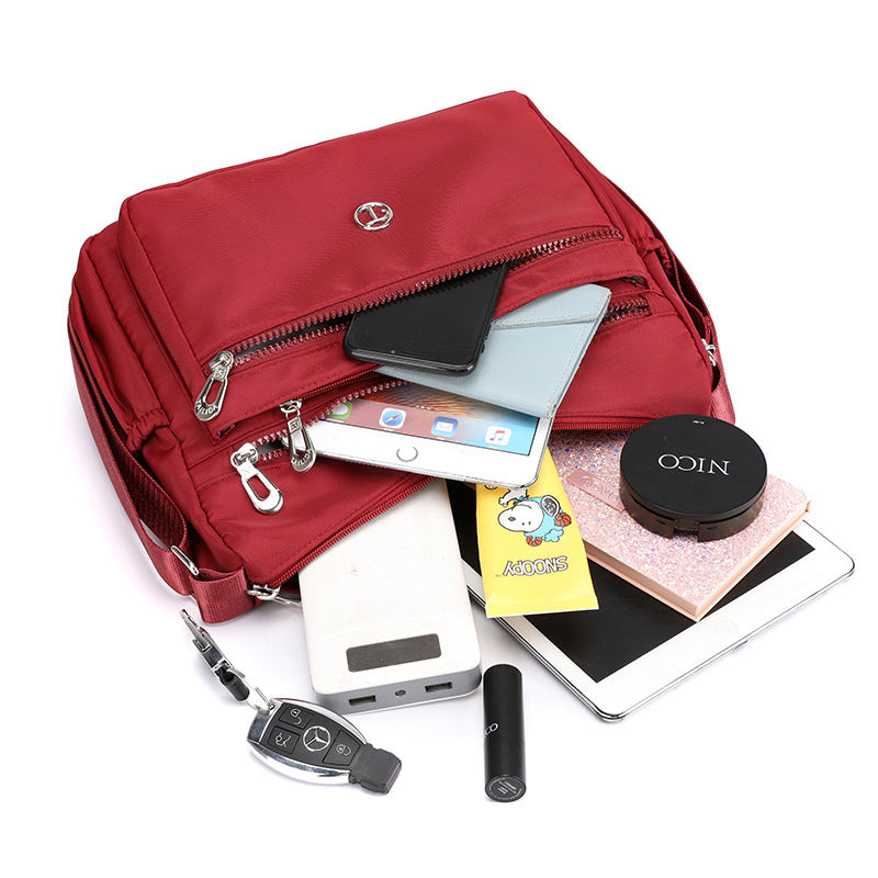Oxford Cloth Crossbody Shoulder Bag