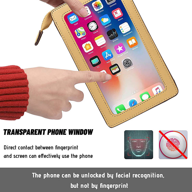 Women Touchscreen Cell Phone Purses Crossbody Bag