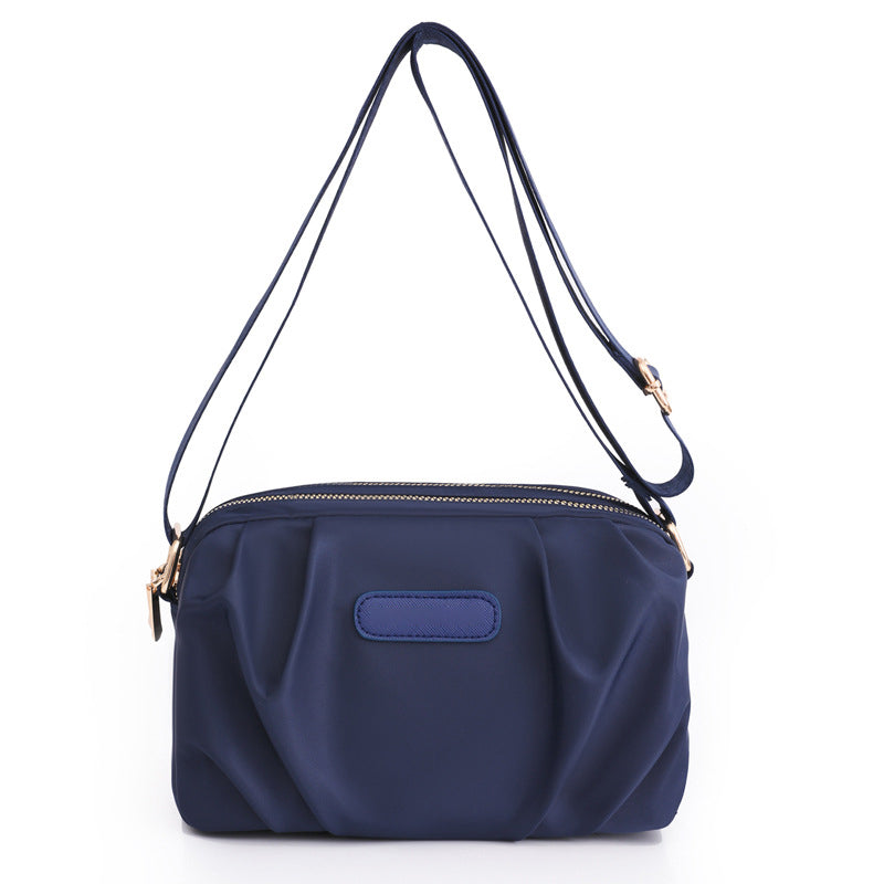 Stylish Pleated Simple Crossbody Bag
