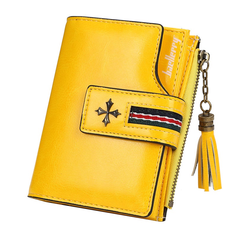 Tassel Zip Women's Crop Wallet