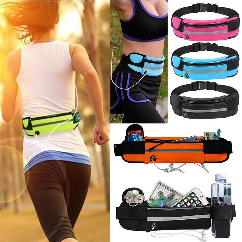 Waterproof running waist belt bag