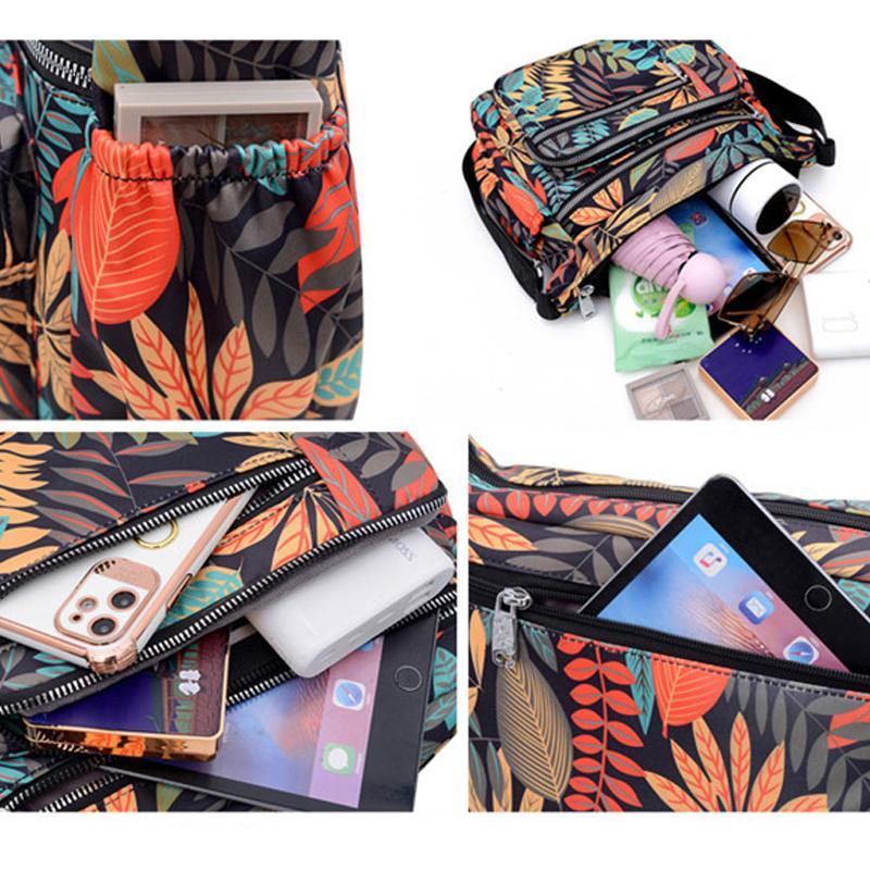 Multi-Pocket Waterproof Messenger Bag