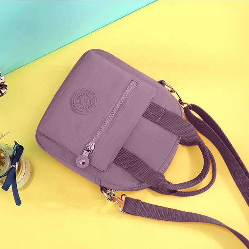 Nylon Satchel Handbag