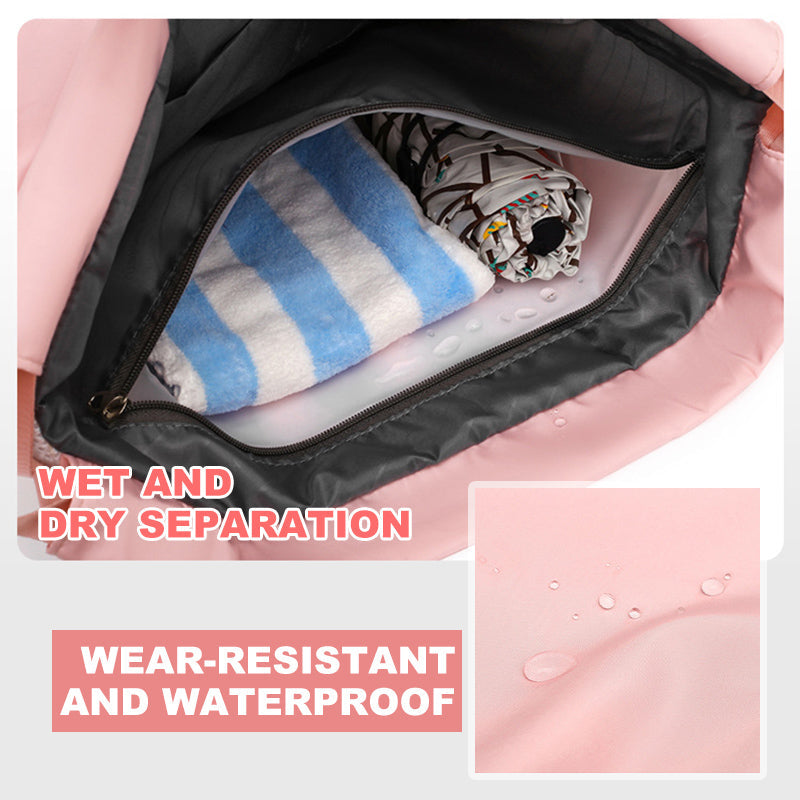 Waterproof Fitness Wet and Dry Separation Drawstring Bag