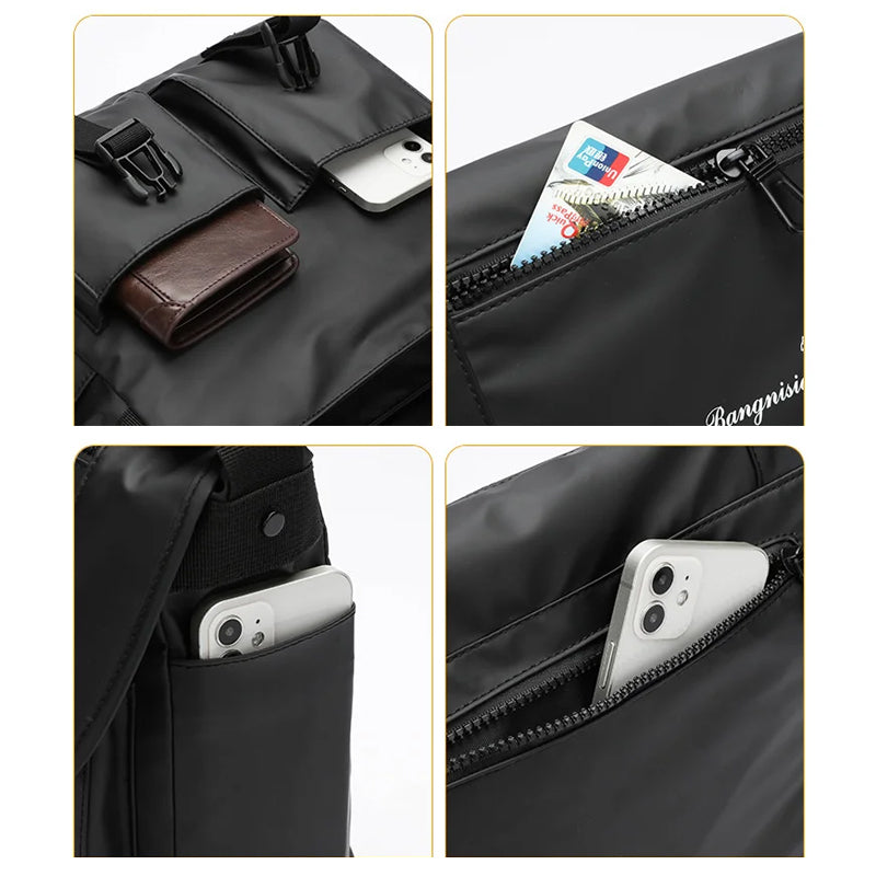 New Functional Men's Shoulder Bag